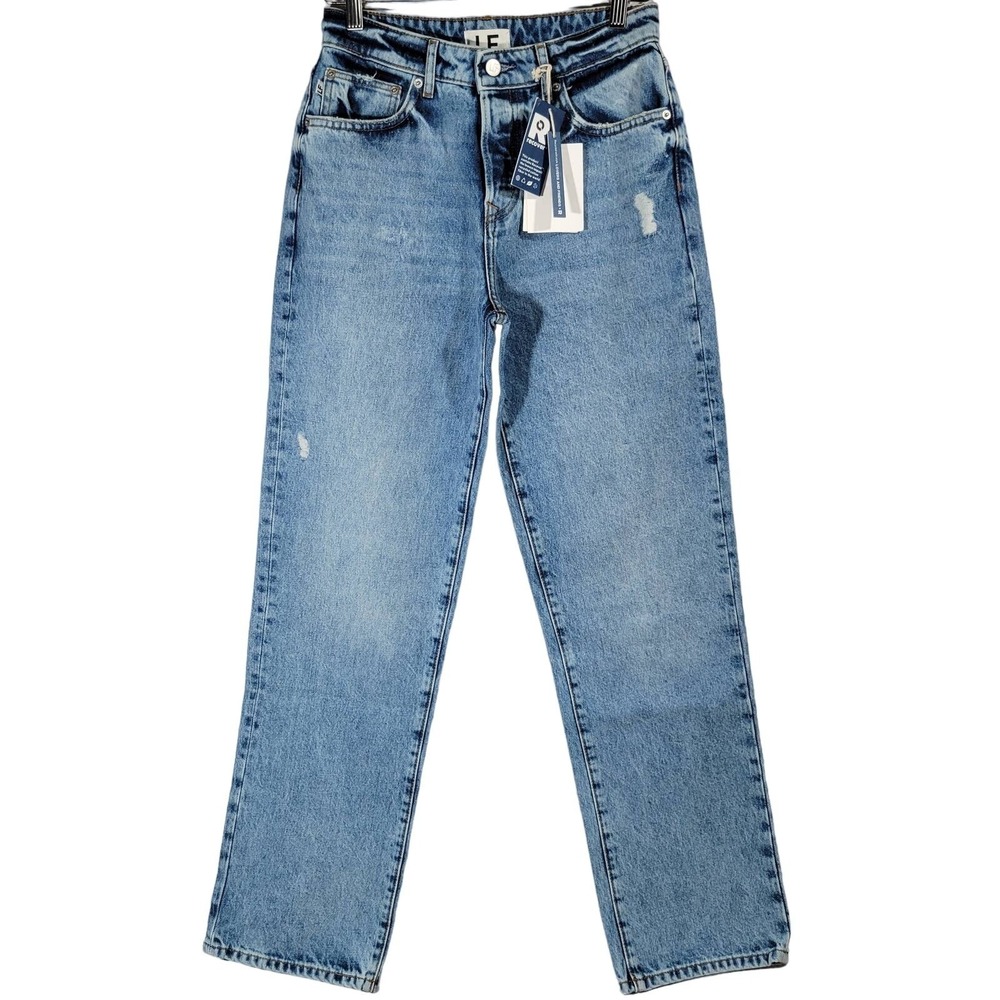 Lovers + Friends Dustin Boyfriend Jeans‎ Barcelona Wash Distressed Size 26 NWT